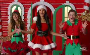 Glee S Lea Michele Naya Rivera And Chris Colfer Are
