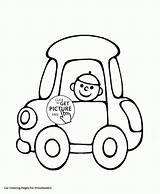 Coloring Pages Transportation Car Preschoolers Small Road Kids Drawing Cute Printable Cars Color Transport Truck Printables Police Getcolorings Winding Book sketch template