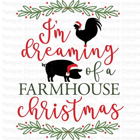 farmhouse christmas  svg clipart printables