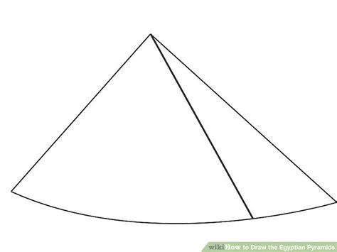 How To Draw The Egyptian Pyramids 5 Steps With Pictures