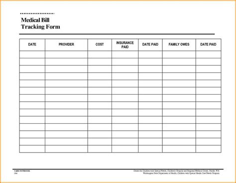 printable monthly bills worksheet  printable templates