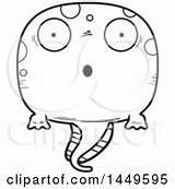 Pollywog Clipart Royalty Lineart Surprised Tadpole Mascot Character Cartoon Vector Rf Illustrations Thoman Cory sketch template