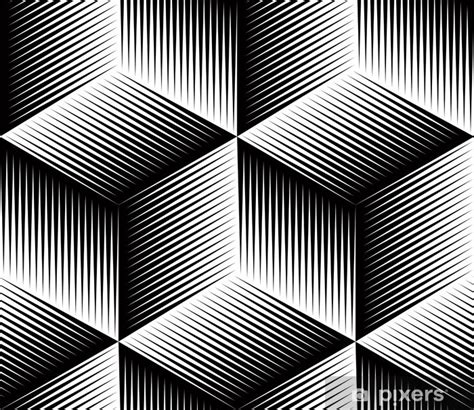 fototapete schwarz weiss illusorisch abstrakte geometrische nahtlose