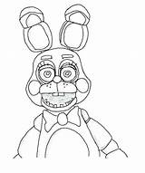 Bonnie Coloring Fnaf Toy Pages Freddy Chica Springtrap Fazbear Para Nights Colorear Five Mangle Dibujos Bunny Krueger Drawing Color Spring sketch template