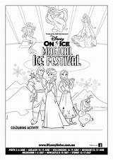 Disney Ice Printable Activity Sheets Colouring Awesome Mumslounge Tickets Spectacular Spirit Au Aust sketch template