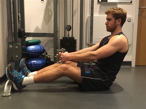 seated cable row  physio