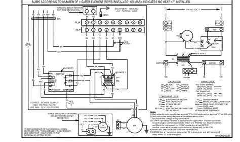 air handler  voltage wiring wiring diagram