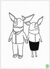 Coloring Pig Olivia Pages Popular Library Clipart Cartoon sketch template