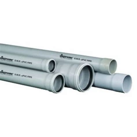 4 inch supreme pvc swr pipes 4 4kg 6 m at rs 1590 piece in