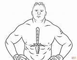 Wwe Coloring Pages Brock Lesnar Printable Drawing Wrestlers Drawings Superstars Ryback Print Wrestling Draw Sheets Color Easy Logo Paintingvalley Book sketch template
