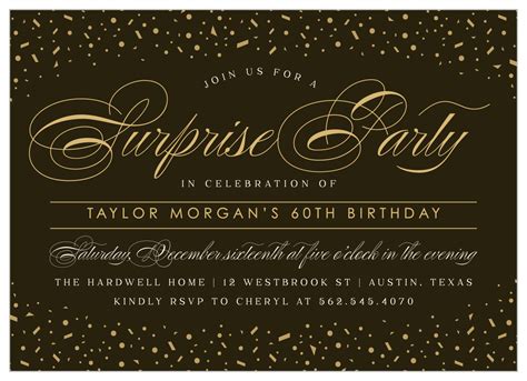 adults birthday party invitation wording