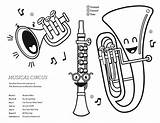 Coloring Jazz Pages Instruments Band Instrument Printable Utah Colouring Getcolorings Getdrawings Hatchet Color Popular sketch template