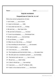 pin  turtle diary  preposition worksheets grammar worksheets