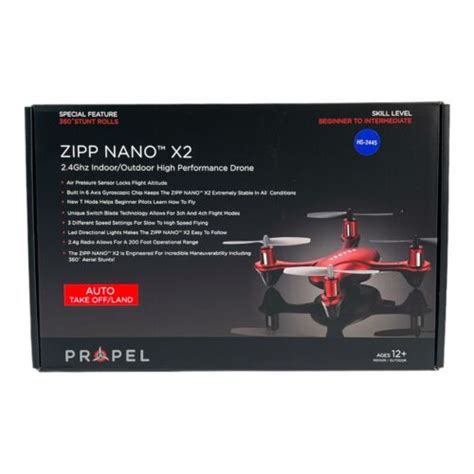 propel zipp nano   ghz indooroutdoor high performance drone hs  ebay