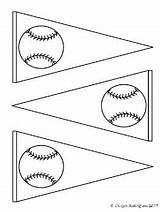 Baseball Pennant Templates Template Teacherspayteachers Pennants Rodriguez Jaclyn Editable Followers sketch template