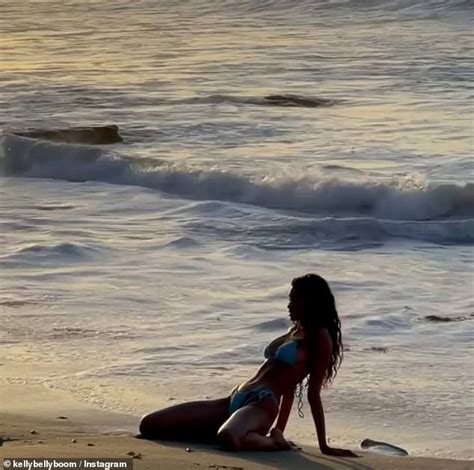 Kelly Gale Flaunts Her Unreal Abs During A Beach Photo Shoot At Dawn