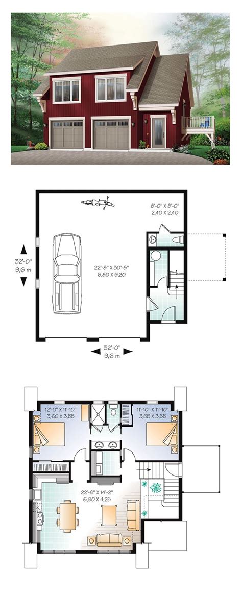 house plans  loft  garage homeplancloud