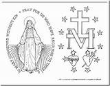 Miraculous Immaculate Blessed Feast sketch template