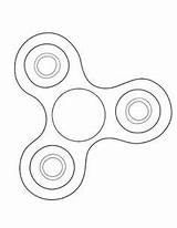 Coloring Pages Fidget Spinner Sheets Colors Kids sketch template