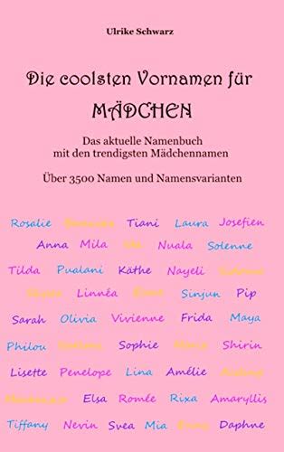 Die 3500 Coolsten Vornamen Für Mädchen Das Aktuelle Namenbuch Mit Den