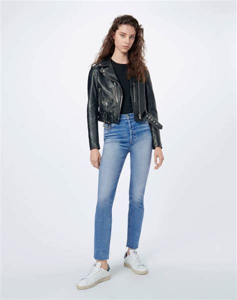 Re Done 90 S High Rise Ankle Crop Jeans Garmentory