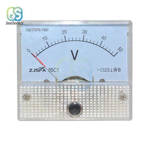 ac  analog voltmeter panel pointer volt voltage meter gauge    ac test measurement