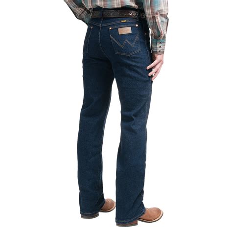 wrangler classic cowboy cut jeans  men save
