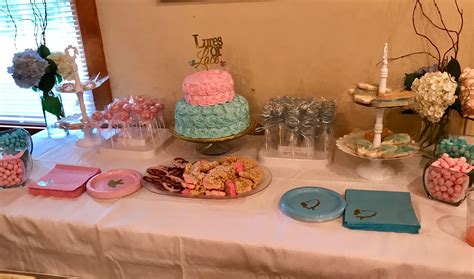 pin by tessley wells on gender reveal for riv table