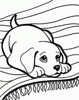 Coloring Dog Pages Girls Popular sketch template