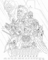 Endgame Avengers Poster Artstation Wpap Style Contact Artwork sketch template