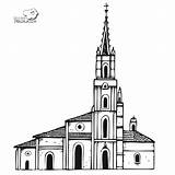 Catedral Pintar Misa Dibujalia Pz sketch template