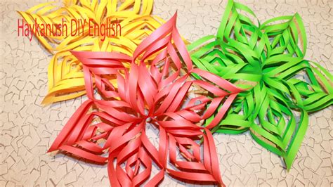 How To Make Paper Snowflakes Step By Step Youtube
