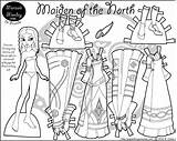 Maiden Marisole Coloring Viking Vikings Paperthinpersonas sketch template