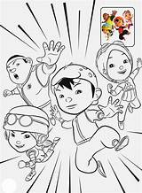 Boboiboy Coloring Pages Kids Printable Colouring Sheets Cartoon Coloringpagesfortoddlers Name Animation Choose Board sketch template