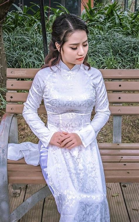 Áo Dài In 2021 Satin Evening Dresses Beautiful Thai Women