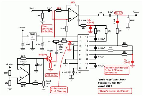 analog chorus pedal schematic
