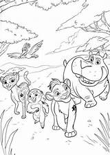 Kion Lion Coloring Bunga Fuli Beshte Guard Fun Kids sketch template