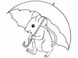 Umbrella Mouse Coloring Pages Printable Mice Ws School First Activities sketch template