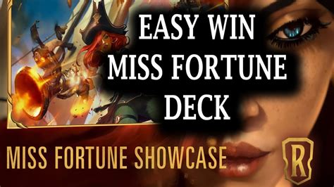 Easy Win Miss Fortune Deck Legends Of Runeterra Deck
