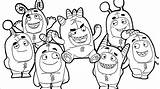 Oddbods Booba Ausmalbilder Thinknoodles Coloringpages Magical Coloringhome sketch template