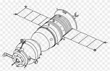 Drawing Space Telescope Hubble Soyuz Tm  Pngfind sketch template