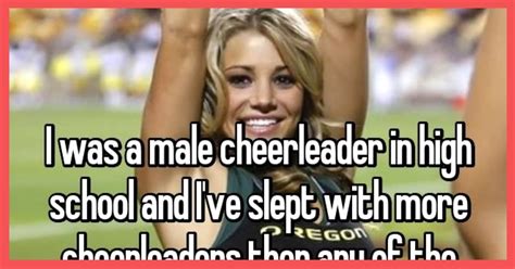 18 male cheerleaders tell all about all the ups and downs of being one