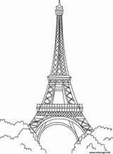Eiffel Coloriage Imprimer Monuments Coloriages Dessins Eifel Bas sketch template