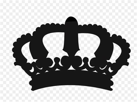 transparent royal crown silhouette crown silhouette png