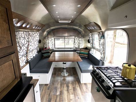 airstream dinette vintage airstream  master bedroom office