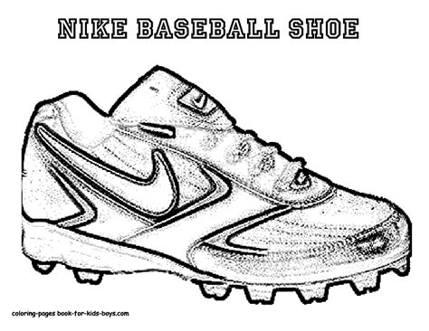nike soccer cleats coloring pages