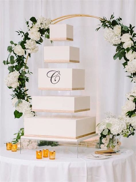 wedding cake stands thatll instantly elevate  dessert