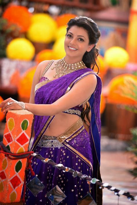 Kajal Agarwal South Ever Hot Navel Cleavage Show Photos