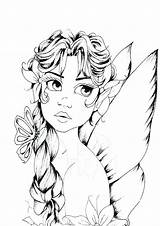 Coloring Pages Fairy Fairies Adults Adult People Gothic Faerie Colouring Printable Advanced Women Angels Print Sheets Color Therapy Getcolorings Getdrawings sketch template
