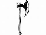 Axe Clipart Vikings Viking Webstockreview Weapon Blade Fantasy sketch template